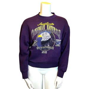 Vintage Canadian Naturals Cabot Trail Eagle Sweatshirt, Fruit of the Loom, M